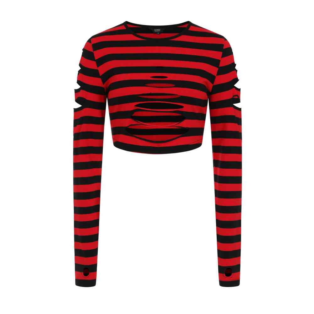 Banned - CHANTREA Crop top - Rood